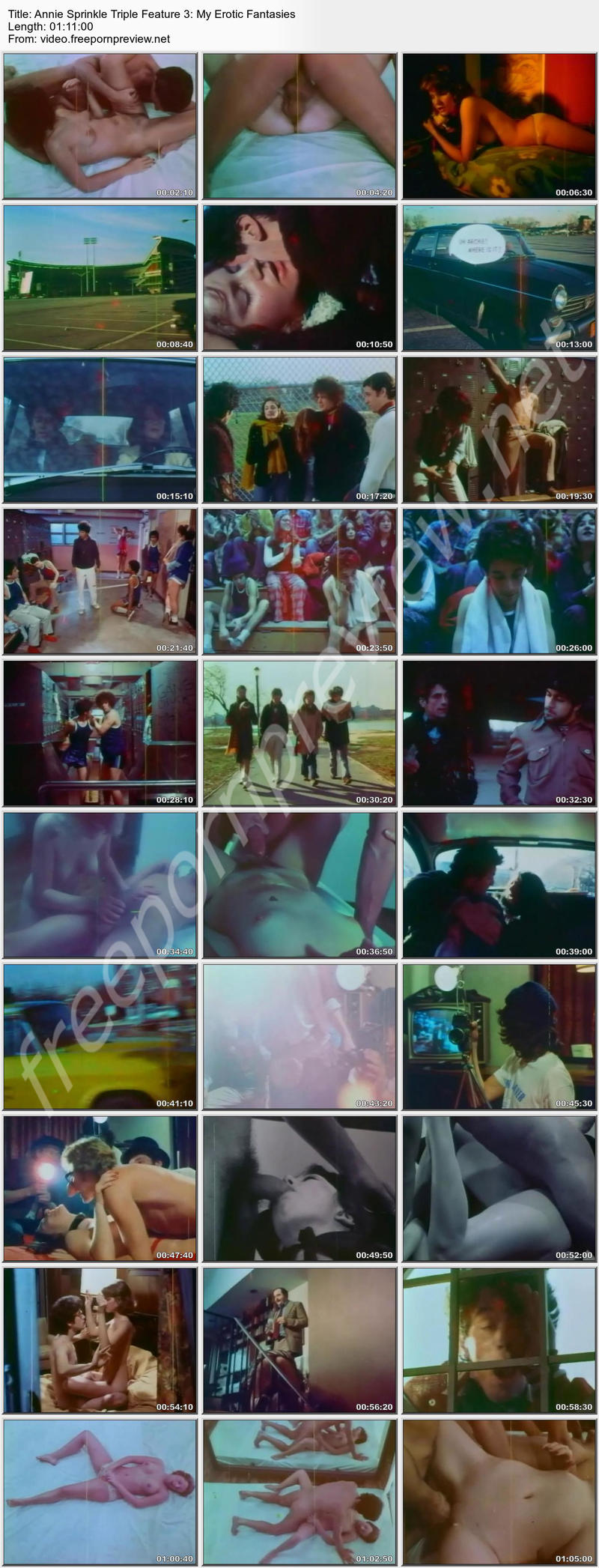 Annie Sprinkle Triple Feature 3: My Erotic Fantasies