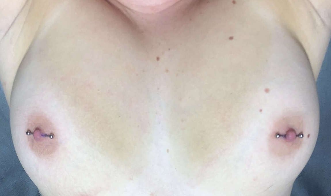 Pierced nipple bitch