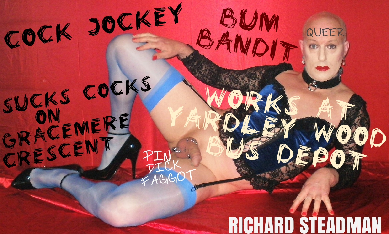 EXPOSED SISSY FAGGOT