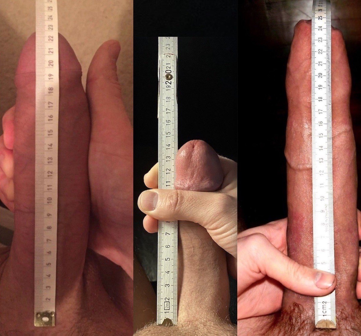 cock comparison - big vs small dicks