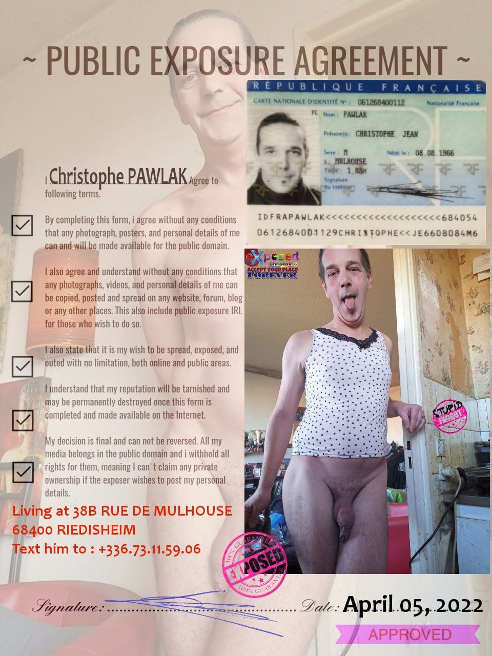 Public Exposure Agreement