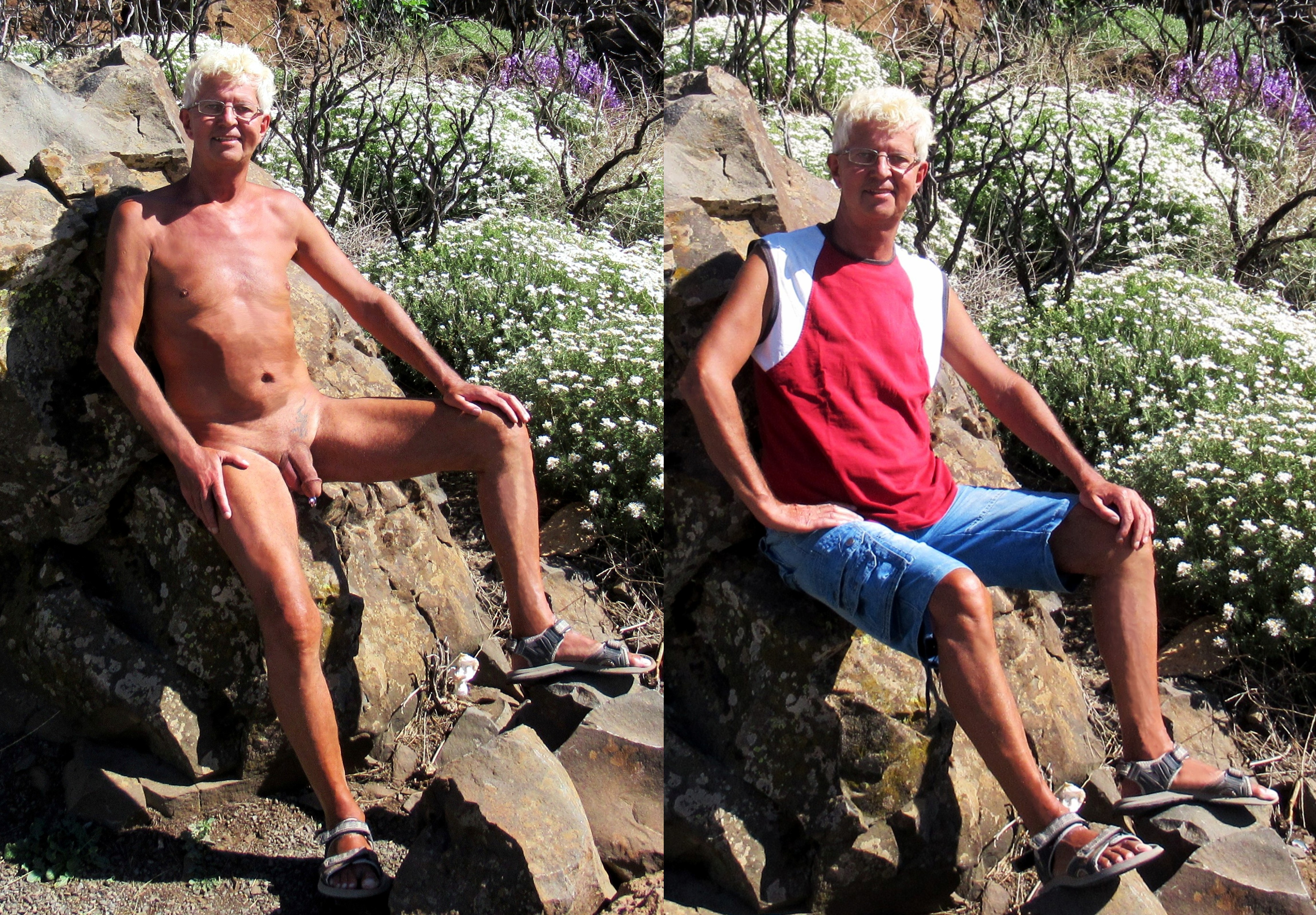 Norbert Kempe naked and dresed