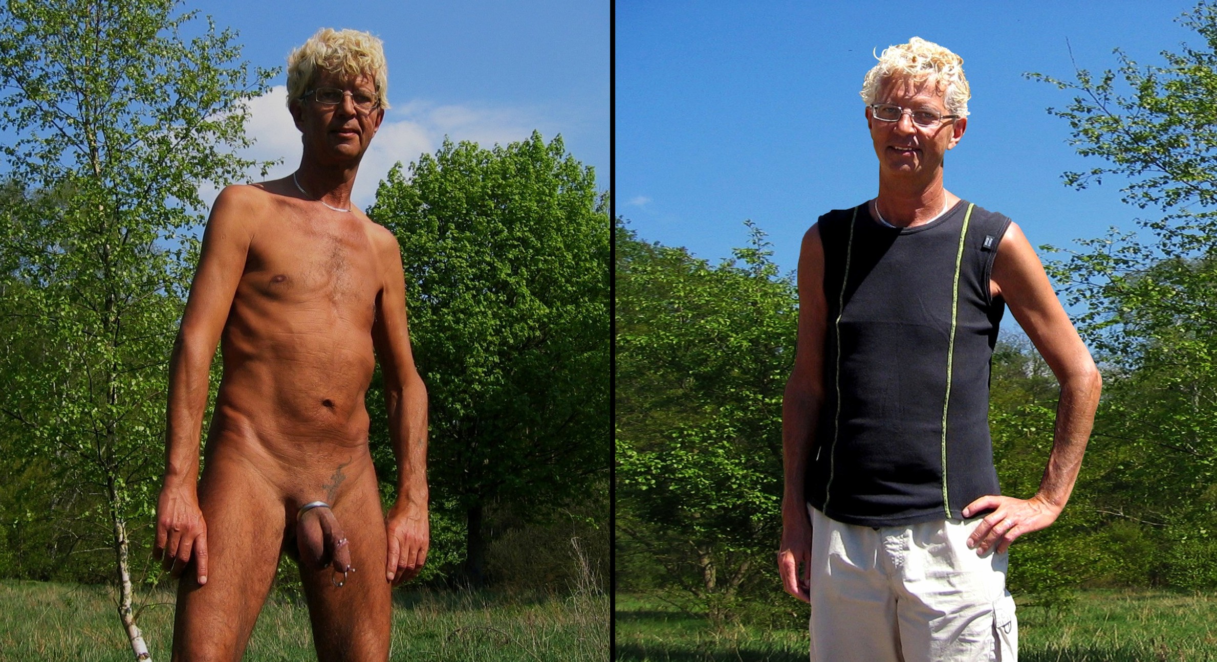 Norbert Kempe naked and clothed