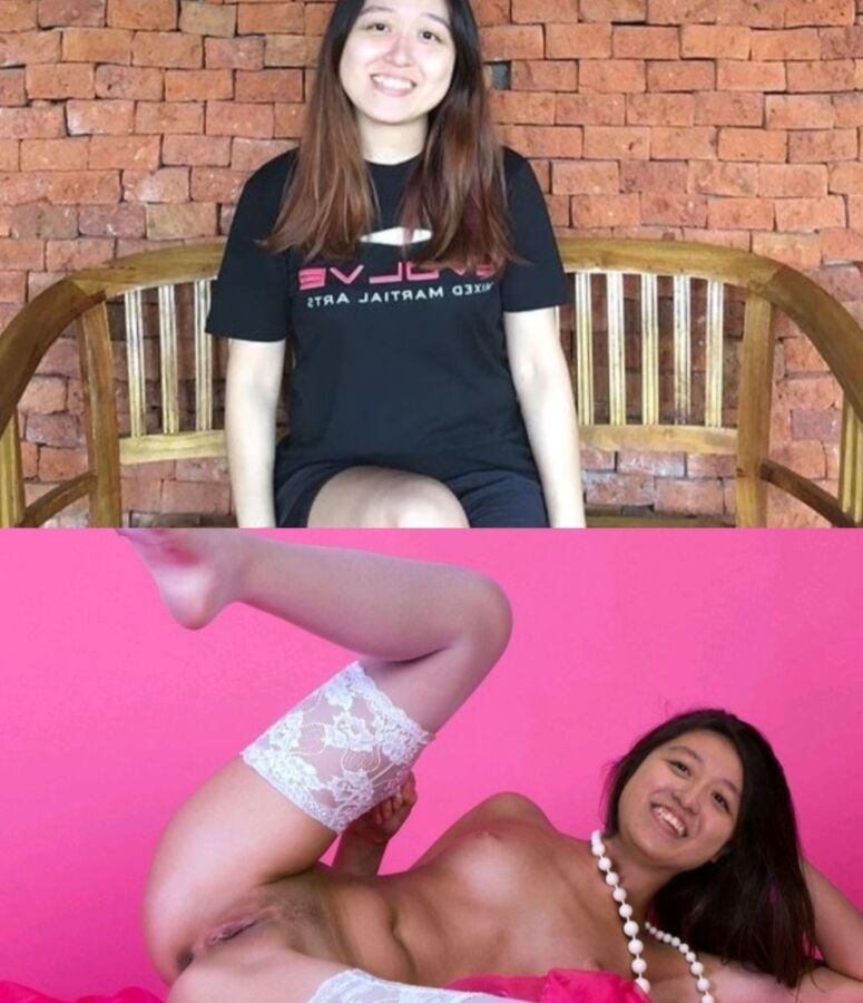 asian dressed undressed