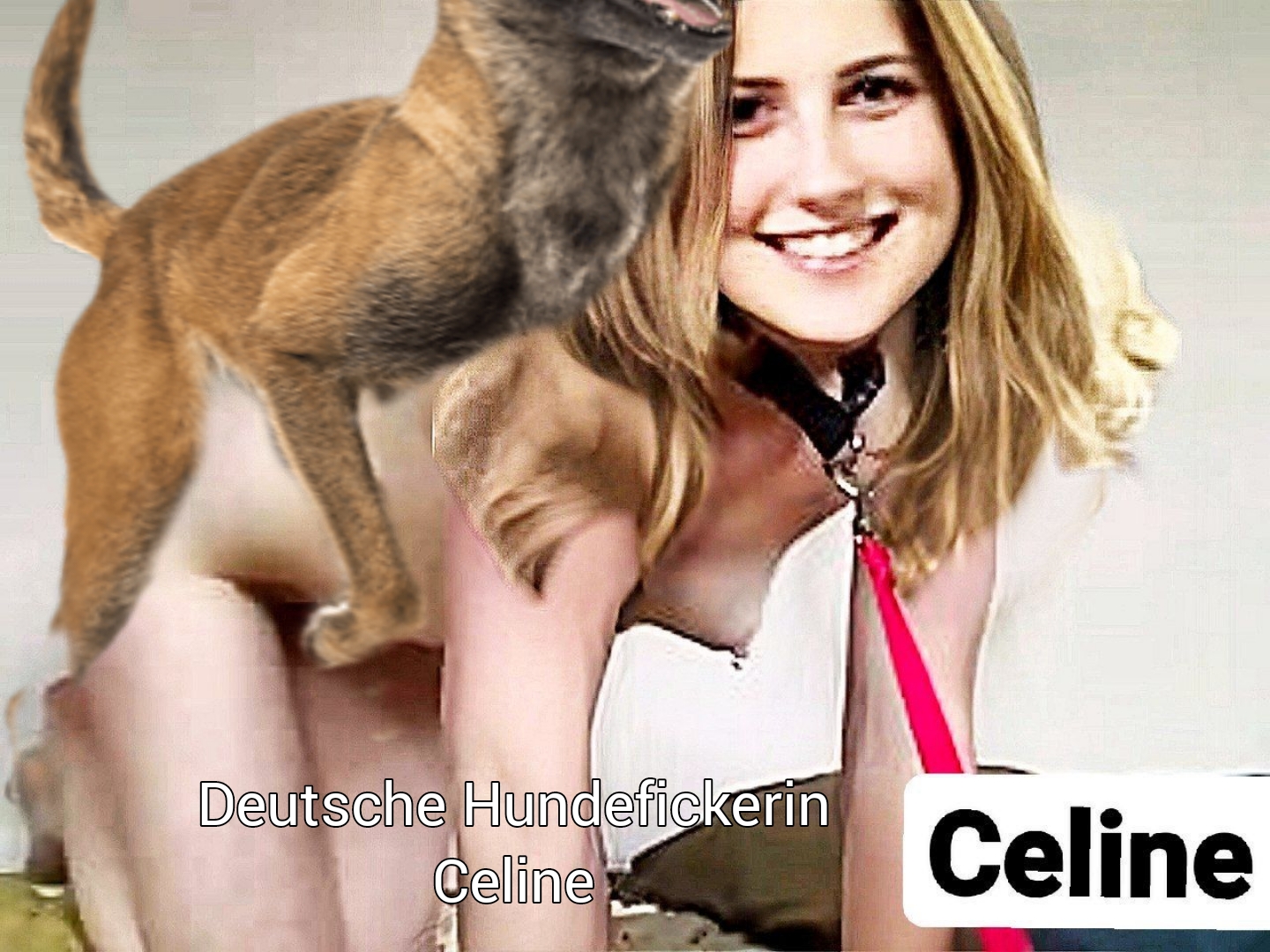 Deutsche Hundefickerin Celine