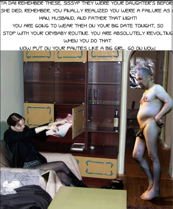 Faggot Paul Knoll sissy date caption story 001