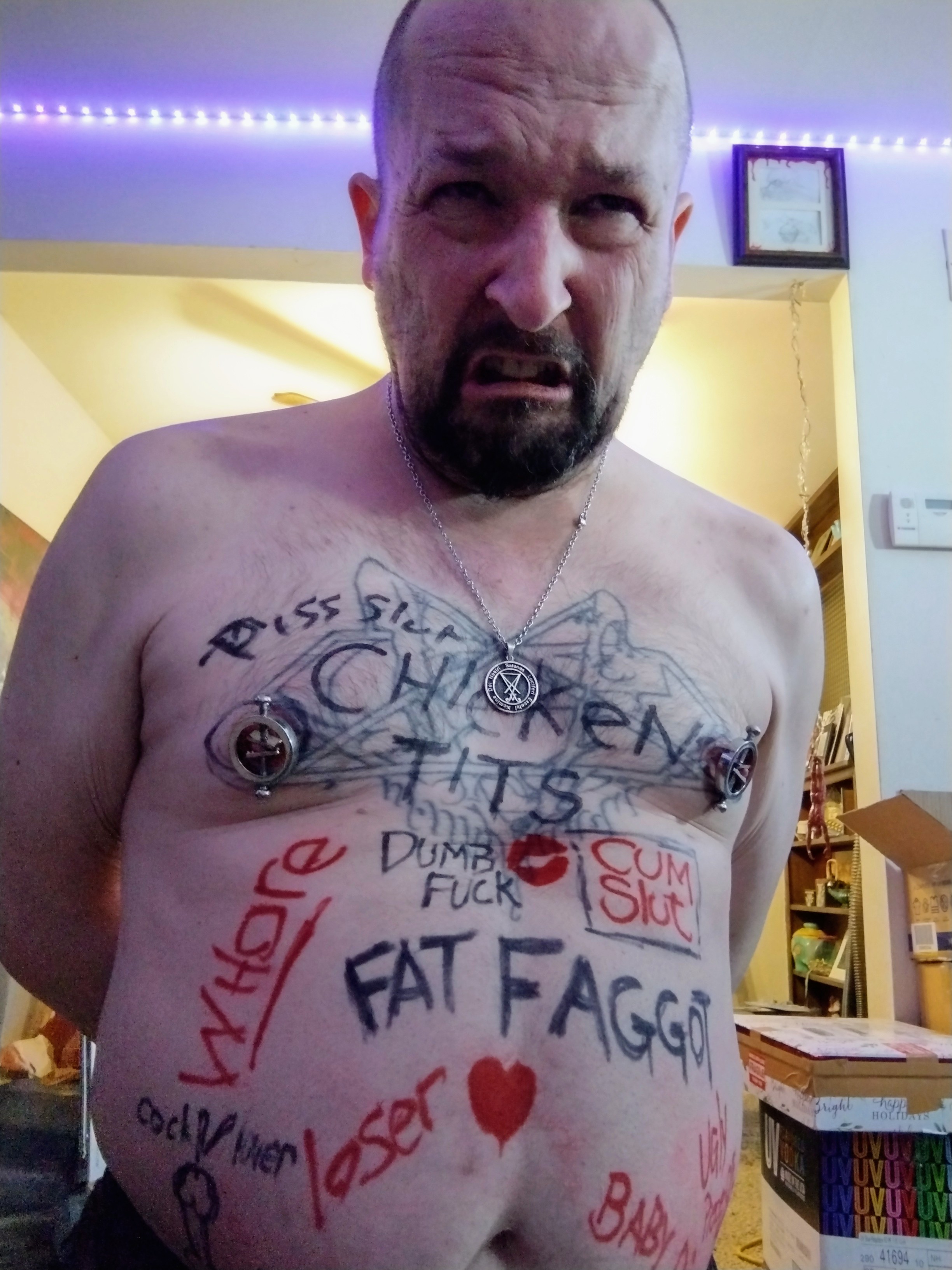Fat faggot Paul Knoll humiliation 00989
