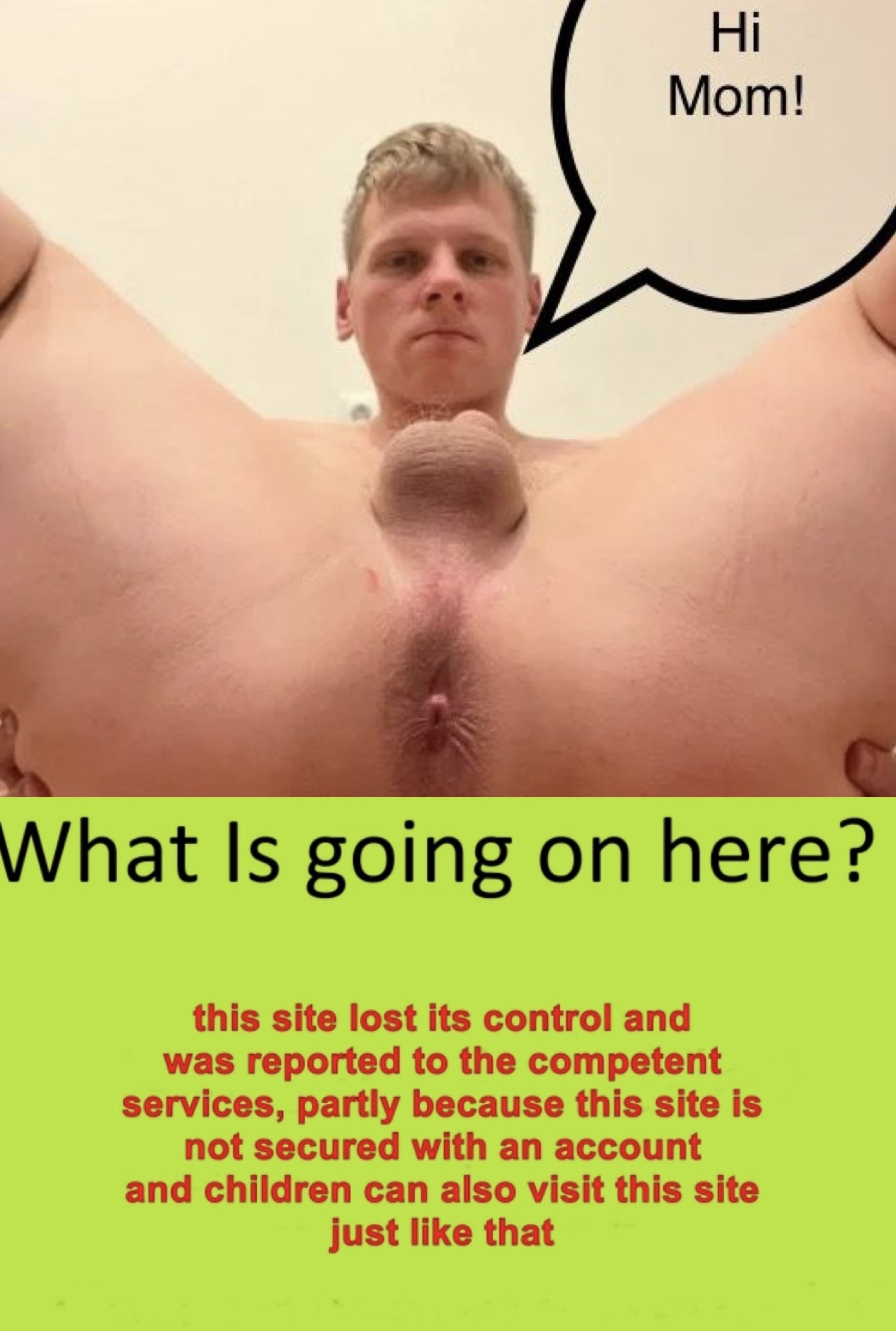 Who know this exposed man?