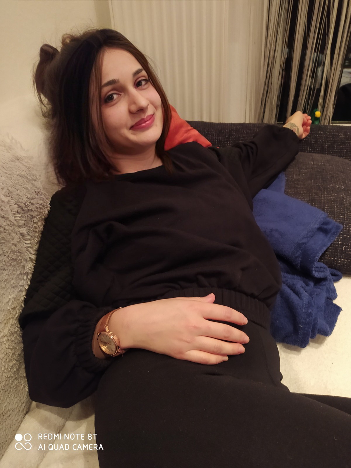 Lick her feet while her bf fucks her in the ass