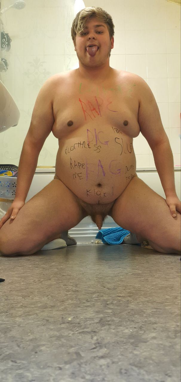 Fat Uk faggot