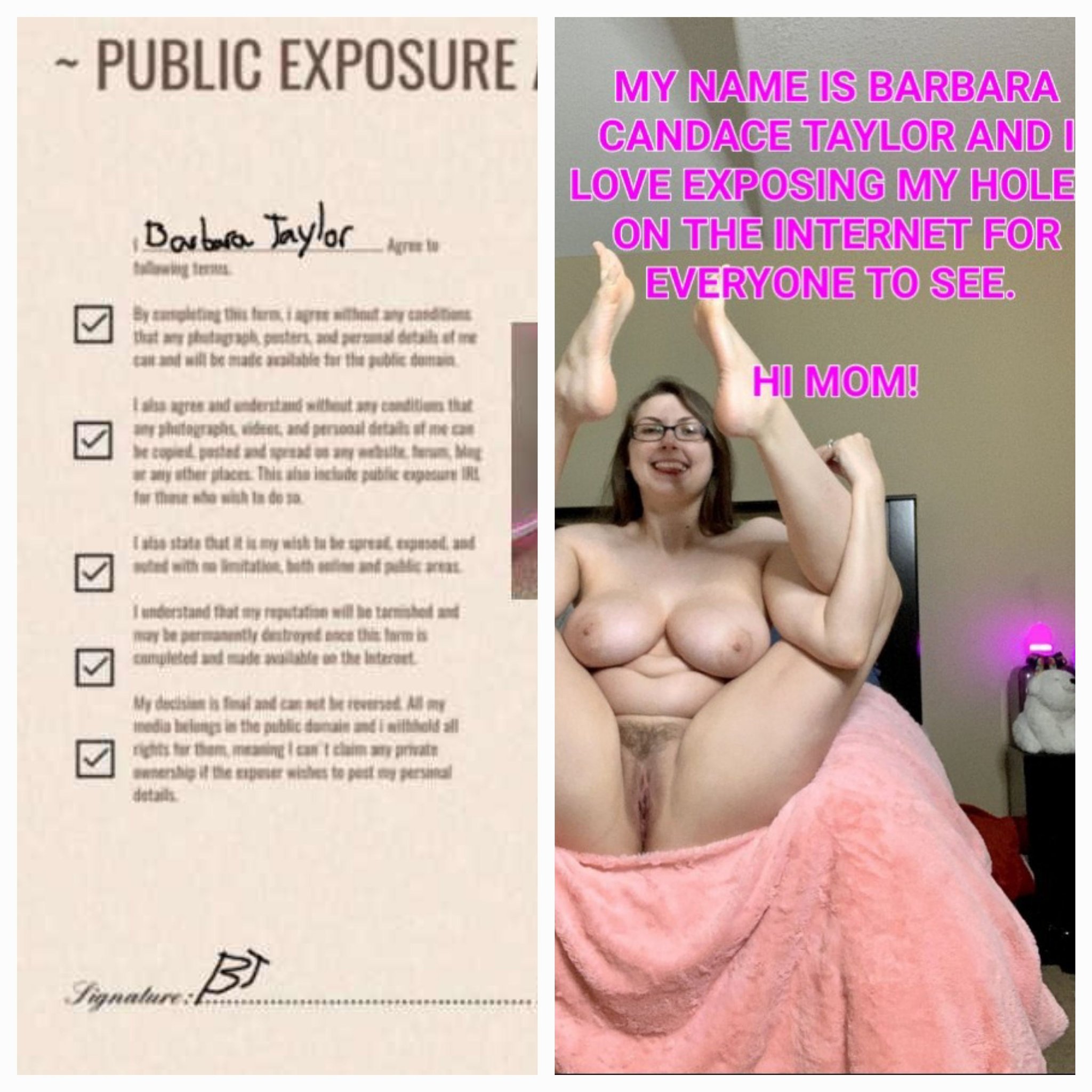 Barbara Taylor Canberra Aussie exposed slut