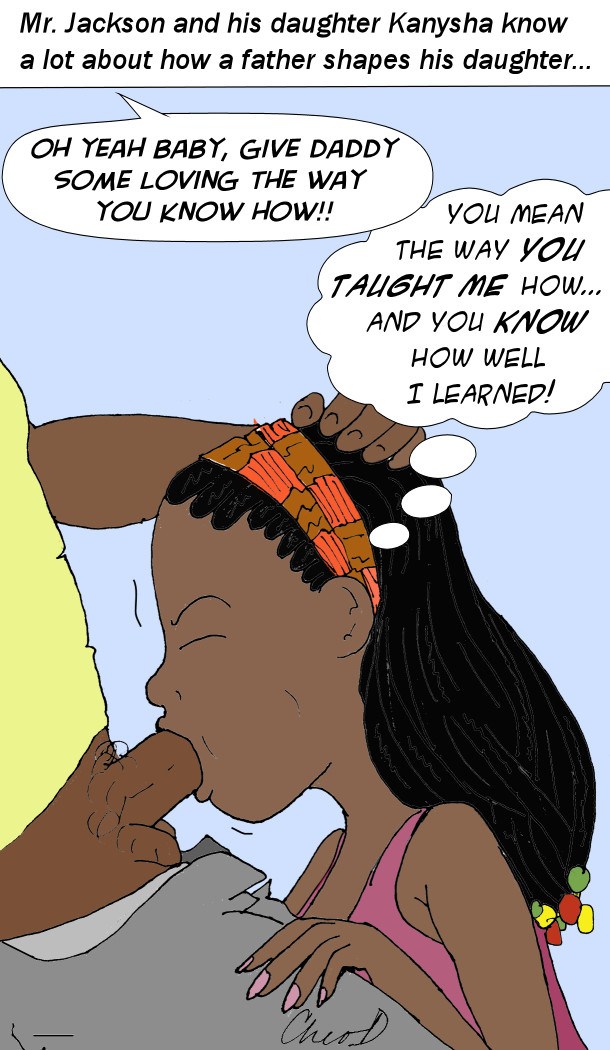Blowjob cartoon incest