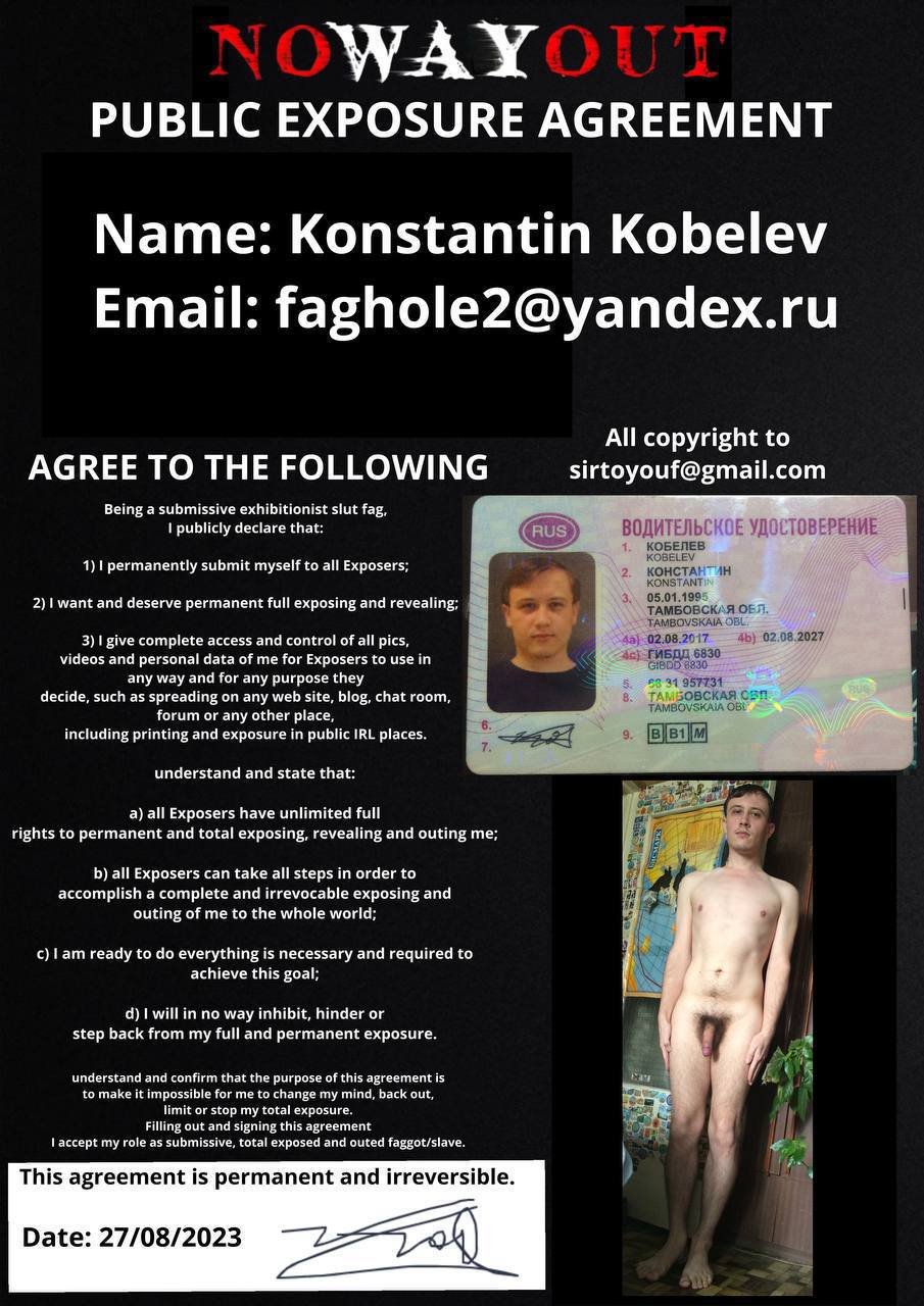 faggot Konstantin Kobelev