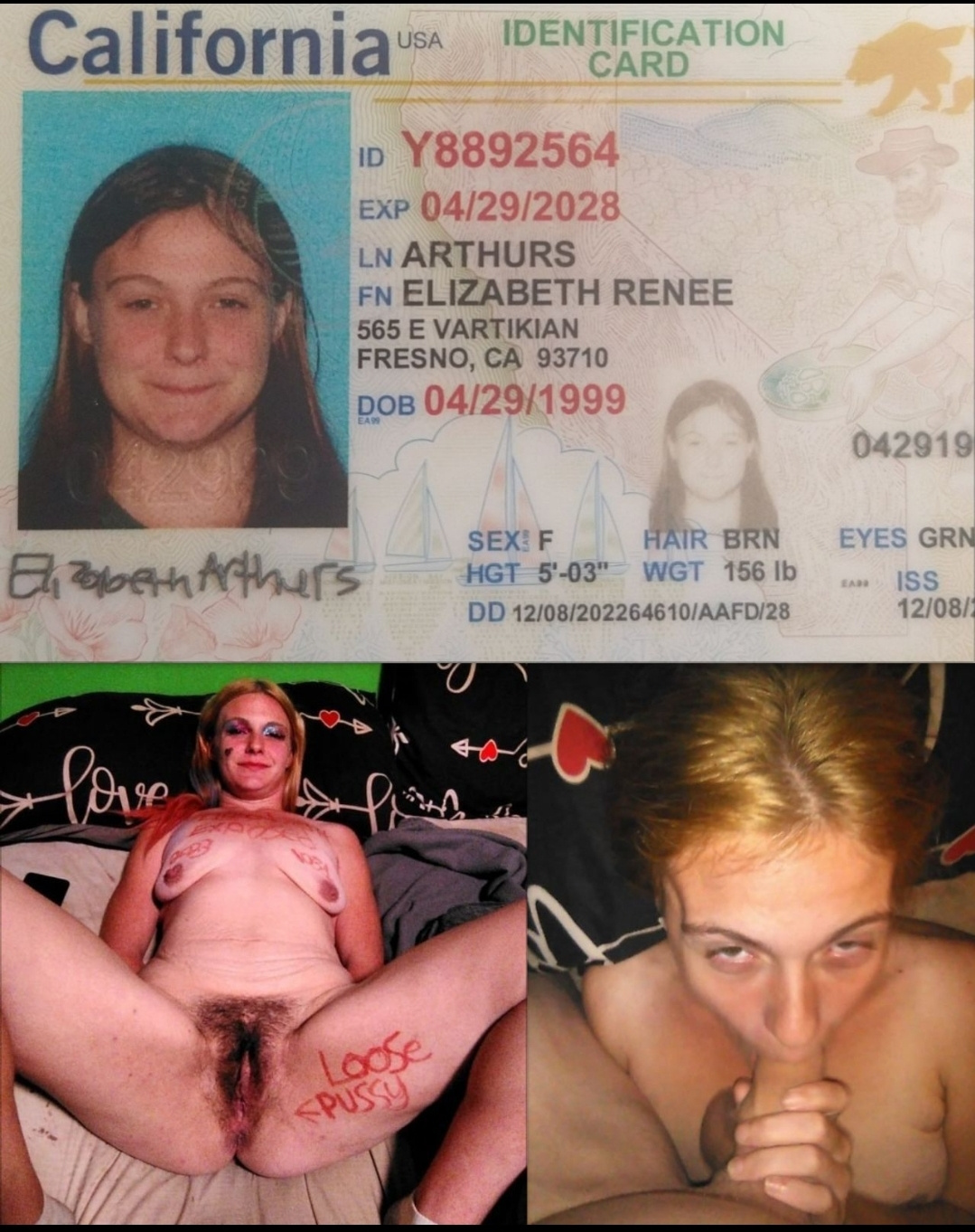 PICunt com Elizabeth R Arthurs exposed slut 