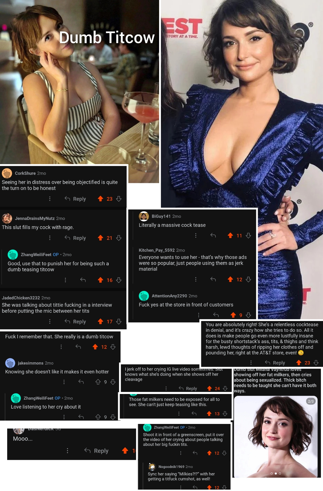 milana vayntrub milkies meme mommy milkers