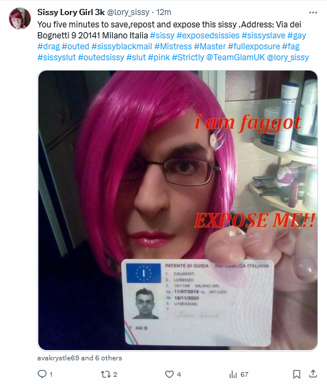 lorenzo calmanti exposed faggot