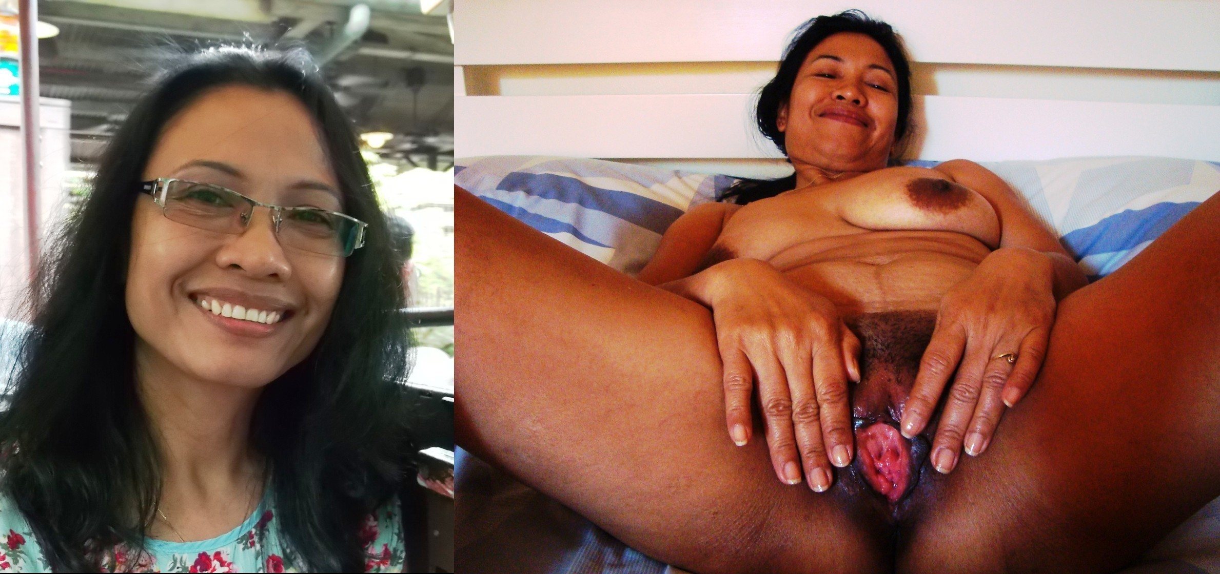 Asian MILF spreading cunt