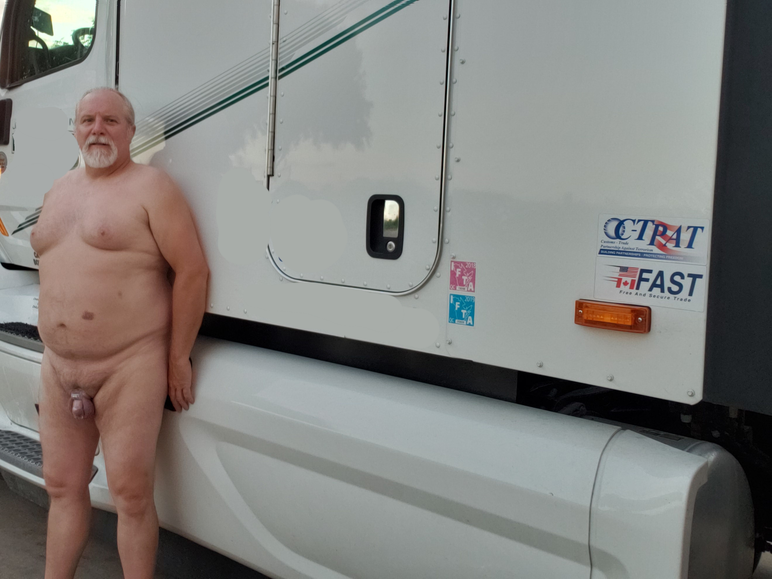 Tiny dick faggot Guy Trepanier in chastity