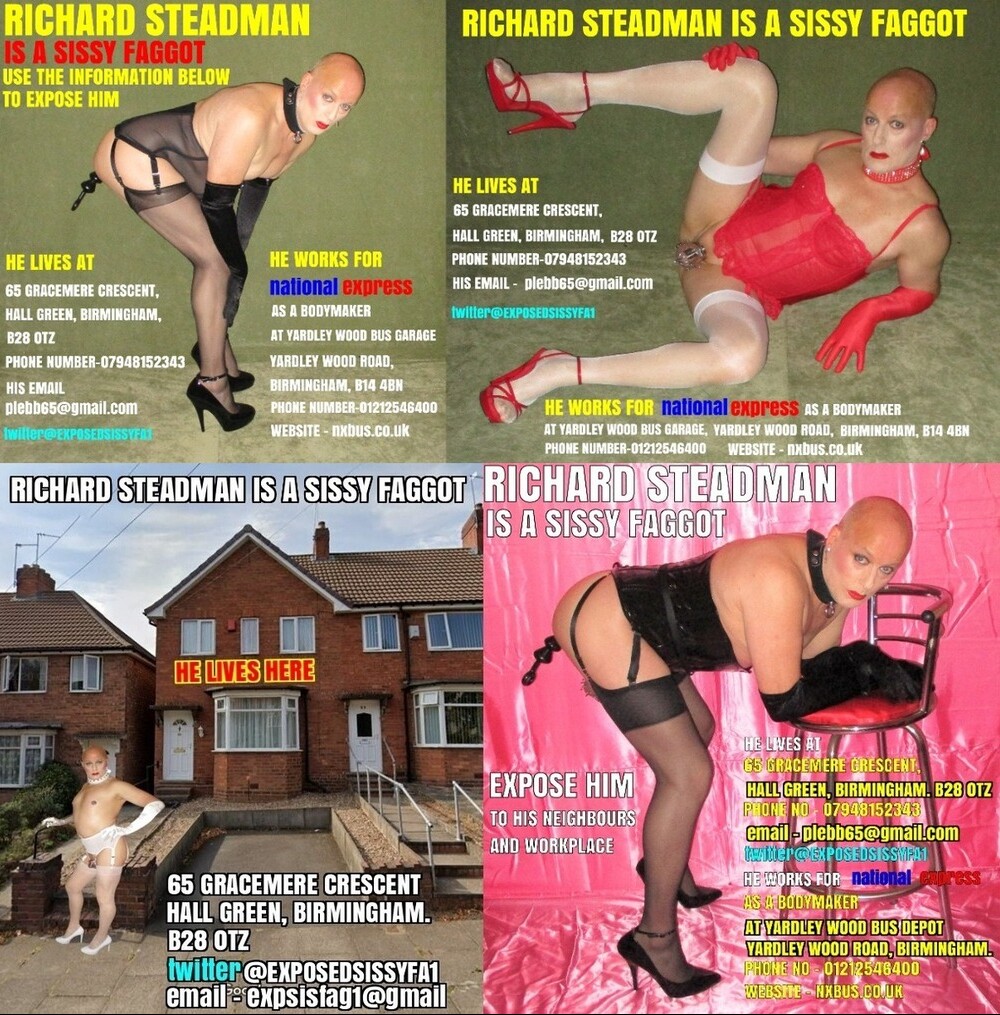 EXPOSED SISSY FAGGOT