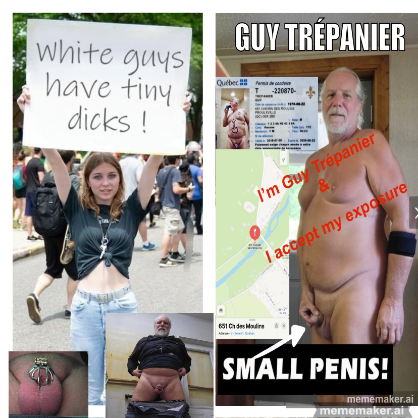Fag Guy Trépanier petit penis