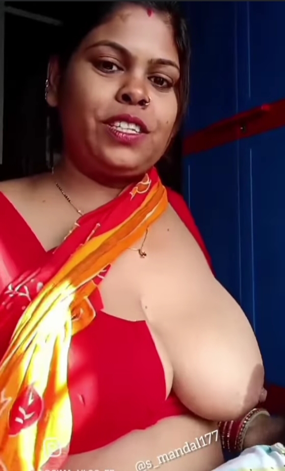 Indian woman big size boob cute nipple