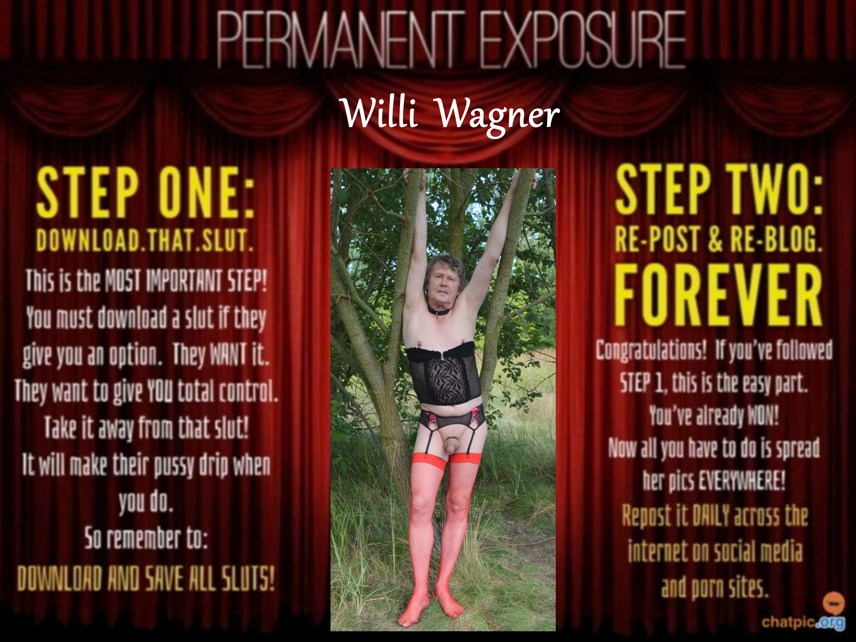 PICunt com Willi Wagner Faggot Sissy Loser Nude Naked Fag  
