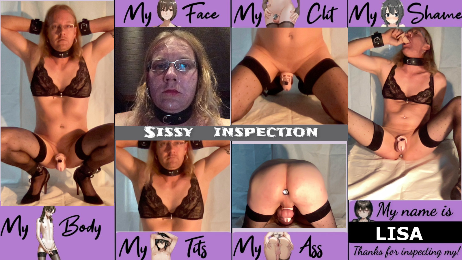 stupid swiss sissy Lisa collage
