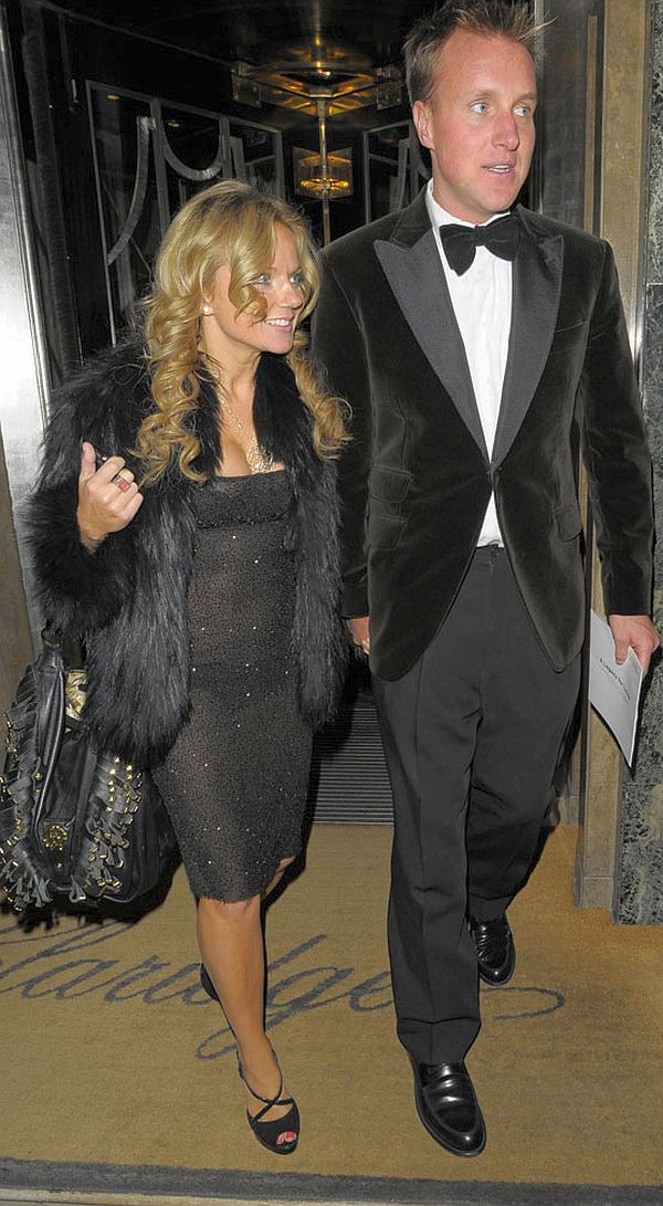 Geri Halliwell See Through Dress And Black Panties