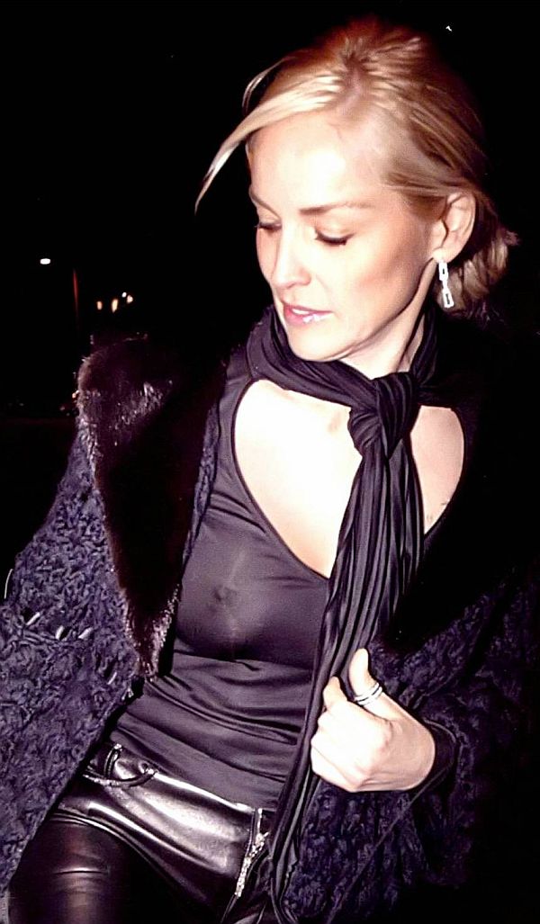 Sharon Stone See Through Nip