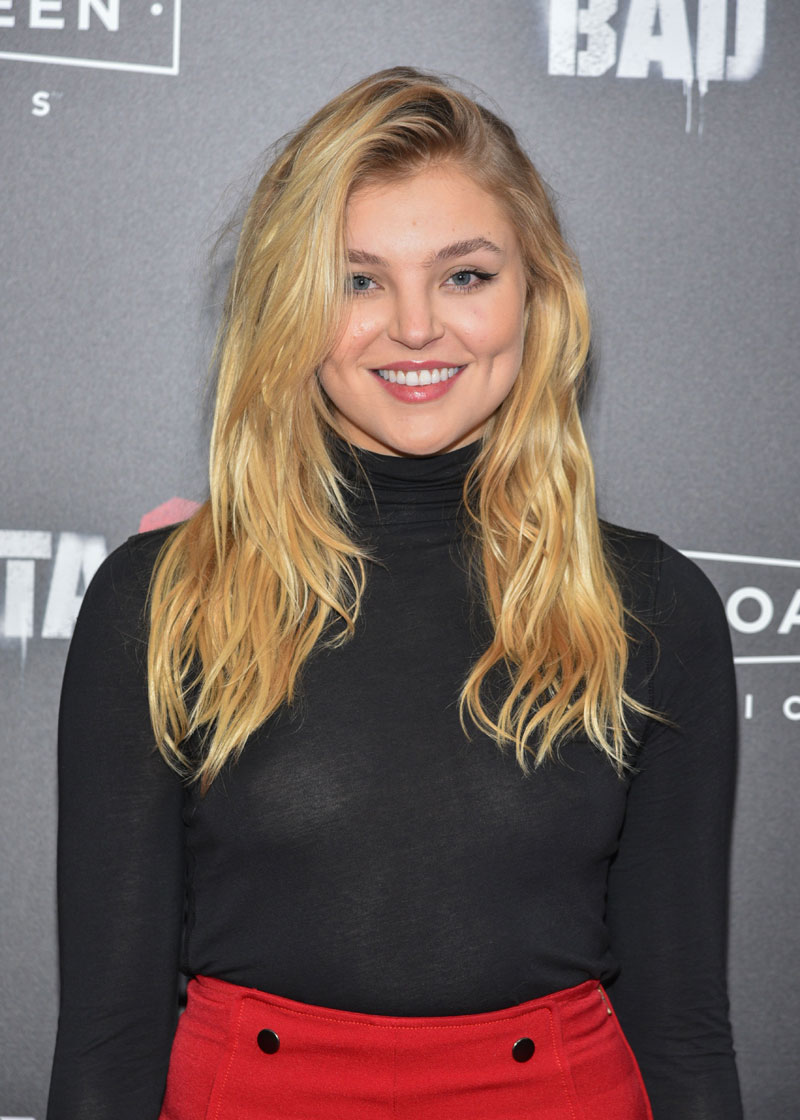 Rachel Hilbert Braless in Slightly See Through Turtleneck