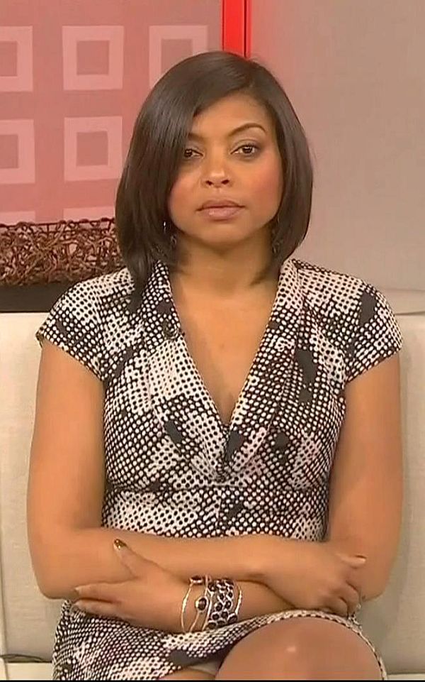 Taraji Hanson Compression Underwear Upskirt On THE TODAY SHOW