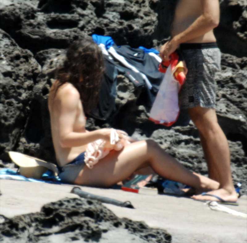 Keira Knightly Caught Topless While Sunbathing