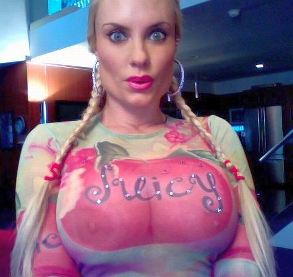 Coco's Nipples In See Through Top