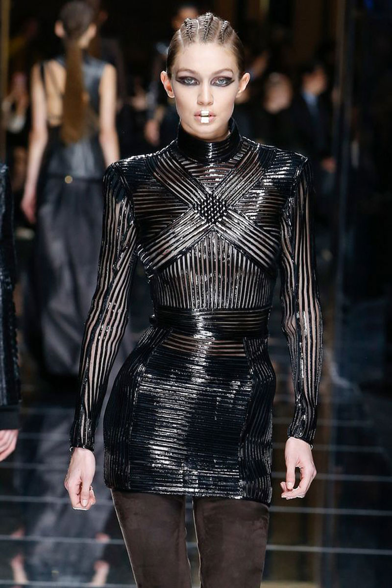 Gigi Hadid Nipple Slip on the Runway