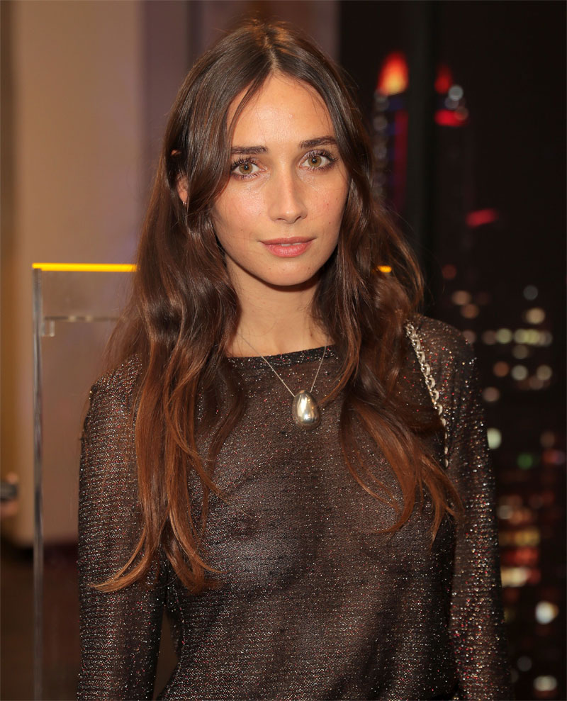 Rebecca Dayan Braless in See Through Sequin Blouse
