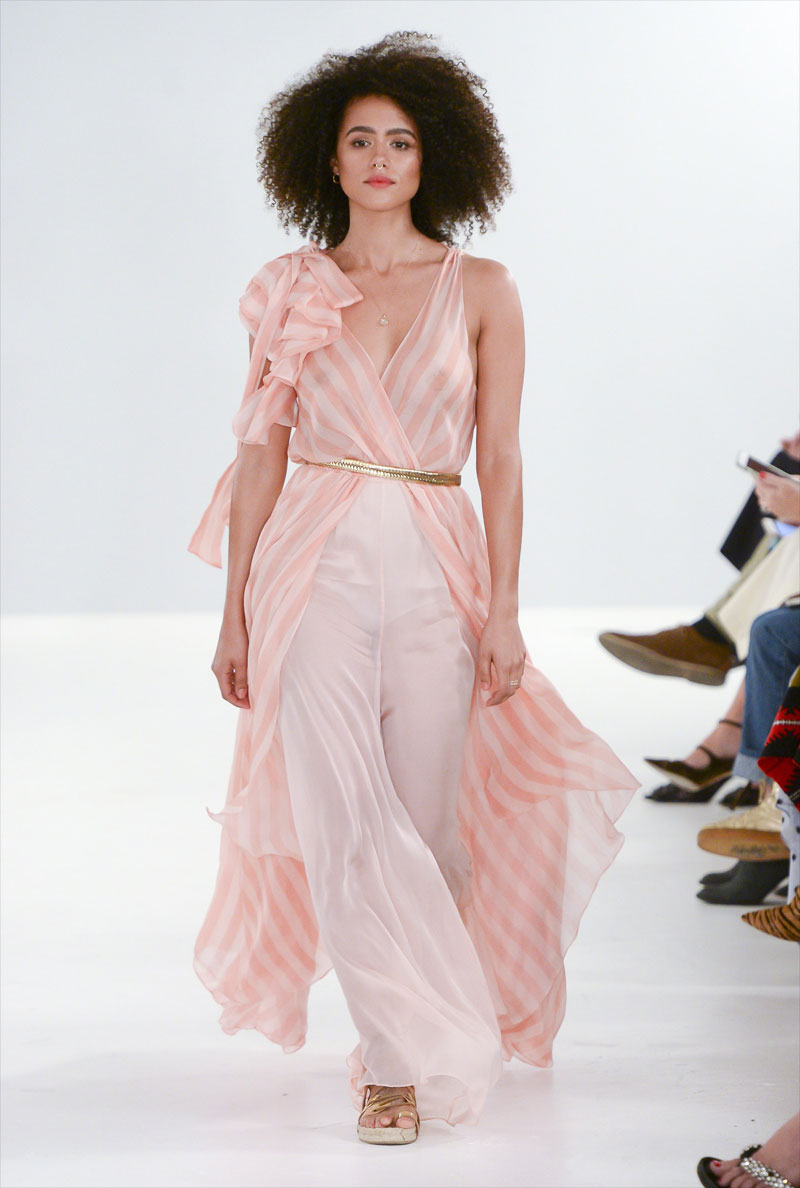 Natalie Emmanuel Nipples in See Through Blouse