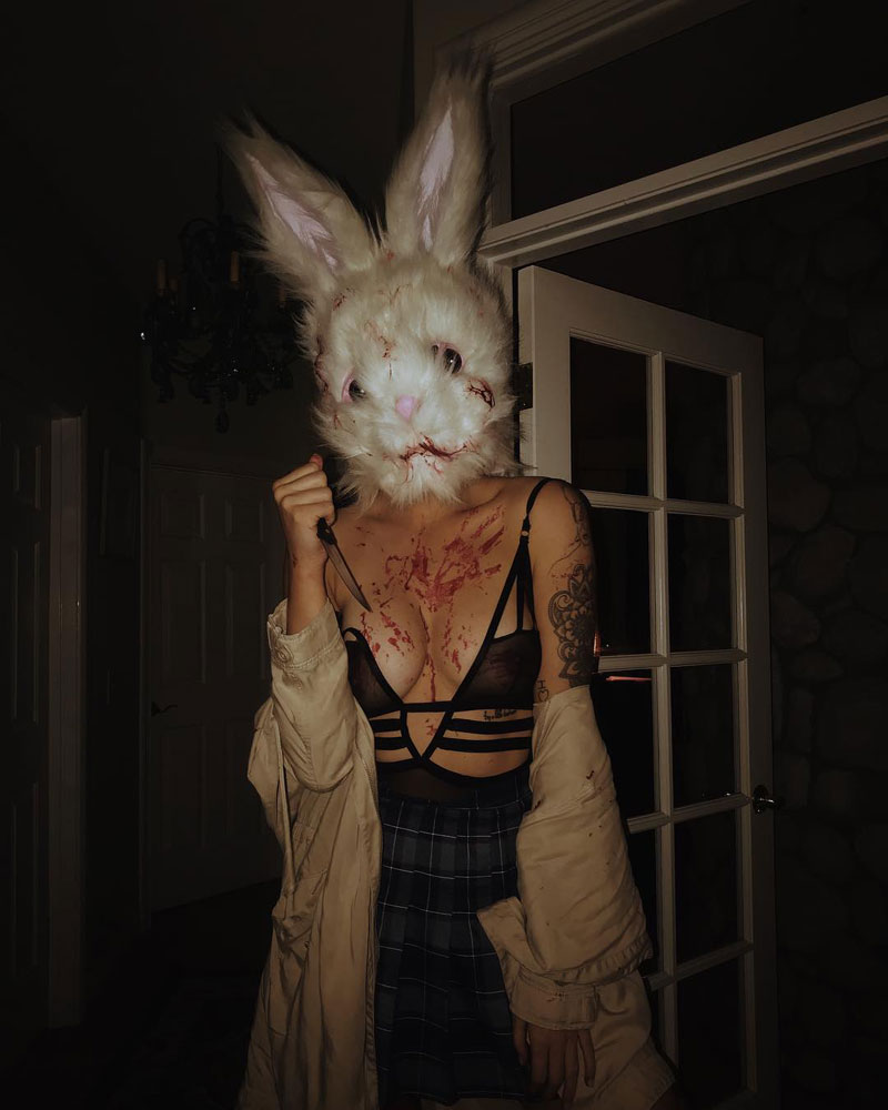 Ireland Baldwin Nips in See Through Black Top