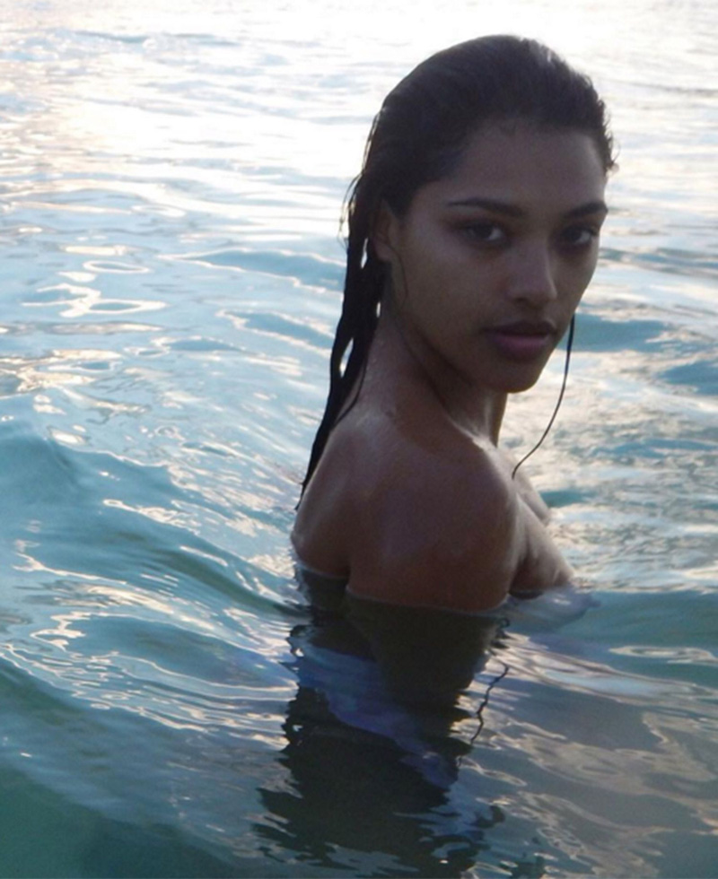 Vanessa White Topless in the Pond