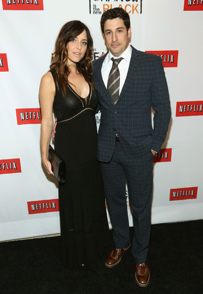 Jenny Mollen Braless in her See Through Gown