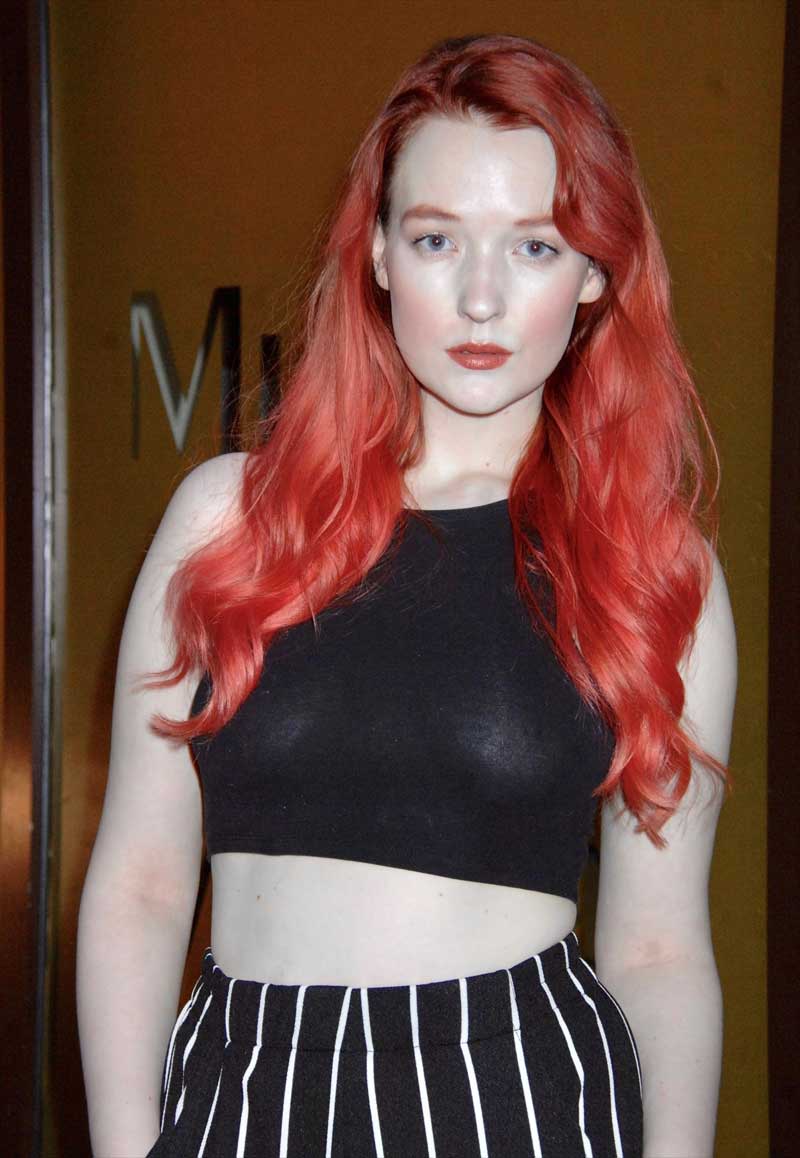 Victoria Clay Braless in See Through Bralette