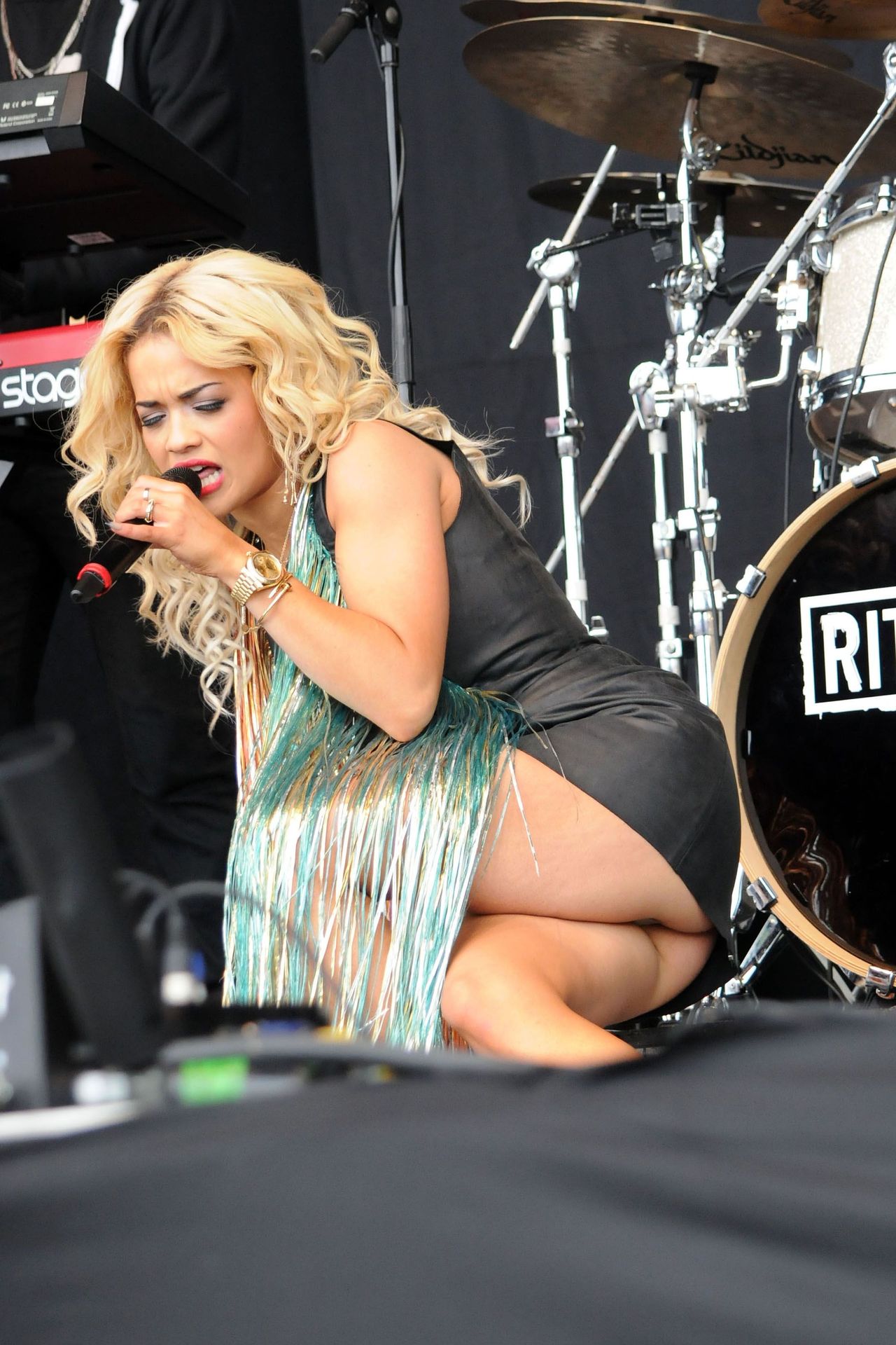 Rita Ora Upskirt