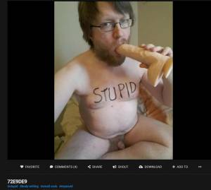 stupid fag with small dick on motherless