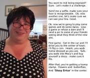 Sissy Erica Exposure Risk Caption