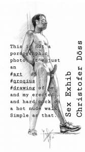 Christofer Döss Sex Exhib & Public Masturbating FAGGOT