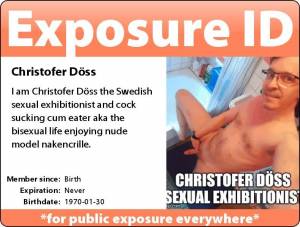 Picunt Christofer D Ss Sex Exhib Public Masturbating Faggot