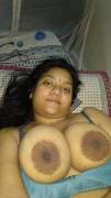 Indian woman big size boob cute nipple