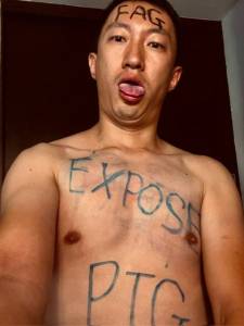 PERMANENTLY EXPOSED ASIAN FAG DYLAN HANQI ZHANG