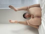 Exposed faggot asshole