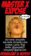 MasterX present Armands Lusis from Latvia as web slut sissypetty