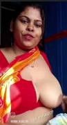 Indian woman big size boob cute nipple